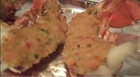 Video recipe King Crab Cake stuffed lobster tails