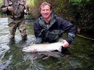 Picture is of Ian Galland with his Stamp River Steelhead. Guide was Mat of Port Alberni.