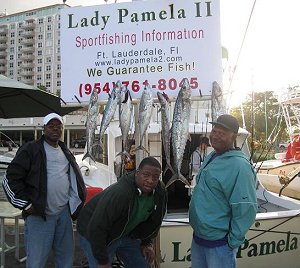 good days fishing catch on Lady Pamela II florida