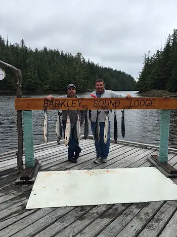 Sockeye salmon landed by Geoff and Cliff from Tswassen B.C. All fish came from the Alberni Inlet