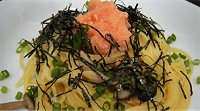 Tarako - Cod Roe and mushroom pasta