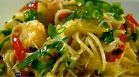 Pasta with Crab, Chilli and Lime