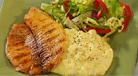 Grilled Tilapia with Smoked Paprika and Parmesan Polenta Recipe