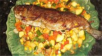 Pan-Fried Trout with Summer Vegetables