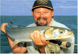 steve Starling with a giant herring