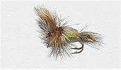 Special Dry Fishing Fly Yellow Humpy
