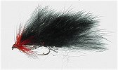 Fishing Fly, Black Zonker