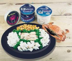 Canned  crabmeat, pasteurised crabmeat, pasteurized crabmeat