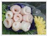 Rolled basa fish