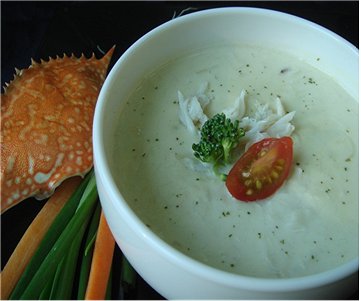 Frozen crab soup