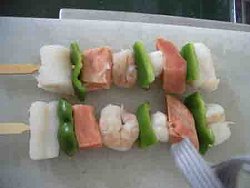 suppliers of seafood skewers