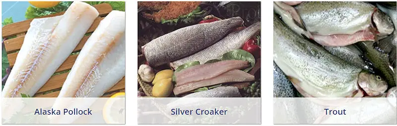 Mah Protein Iran Domestic Seafood Products - Alaska Pollock, Silver Croaker, Trout