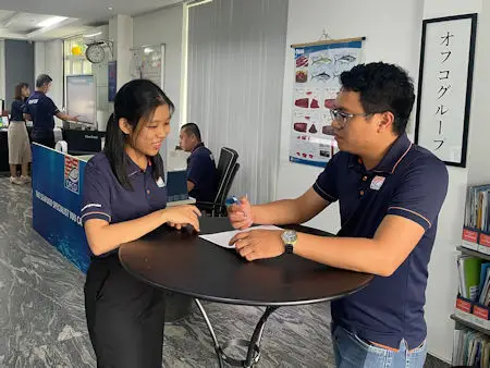 OFCO Group - SEAFOOD INSPECTION & CONSULTING IN VIETNAM - De-briefing before inspection