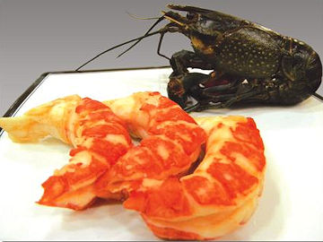 Frozen cooked crayfish meat, crawfish meat