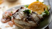 Grilled Mahi Mahi Sandwich & Citrus Salad Recipe