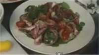 Baby octopus salad