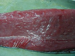 yellow fin tuna fillet