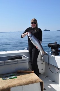 May can bring some great sunny skies and beautiful temperatures and nice salmon.