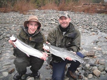 Winter Steelhead fishing on the Stamp continued well into April with some beautiful Steelhead landed right up to the end of the month.