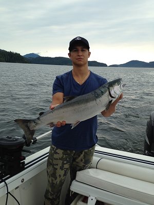 Coho salmon fishing in Barkley Sound in August and September is often spectacular