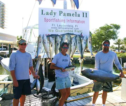 lots of bluefish biting offshore in fort lauderdale