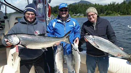 This group of happy anglers fished with Al out of Ucluelet and landed this fish at Great Bear.   The guest were from Vancouver B.C. and Montreal.