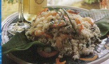 Fresh Prawns (Shrimp) with Herb and Lemon Risotto