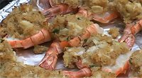 BBQ Shrimp w Crab Meat Stuffing