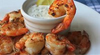 Grilled Shrimp with Lemon Aioli