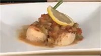 Pan Seared Scallops with Lemon, 