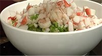 Bow Tie Pasta Seafood Salad