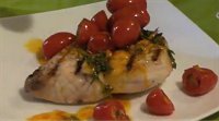 Swordfish Saffron Cherry Tomatoes