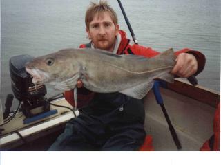 Terry Williams Cod caught Bristol Channel 8lb