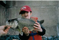 "Pikeman" Avi Lumbroso with a St Lawrence river Largemouth