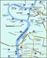 Maps of Thailand, Nonthaburi map