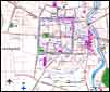 Northern Thailand maps, map of Chiang Mai City