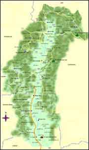 Northern Thailand maps, map of Petchabun