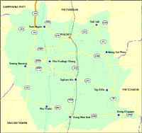 Northern Thailand maps, map of Phichit