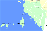 Southern Thailand maps, map of Satun