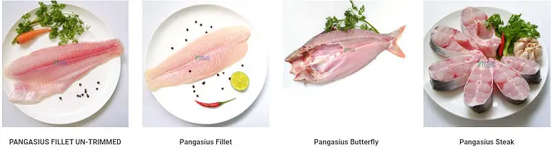 Zahra JSC Vietnam Pangasius, fillet untrimmed, pangasius fillet, pangasius butterfly, pangasius steaks