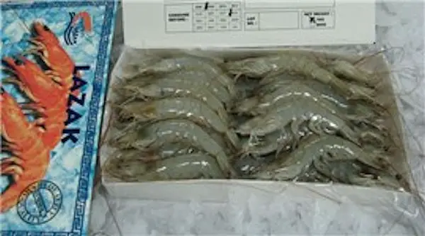 LAZAK brand Iran Vannamei Shrimp