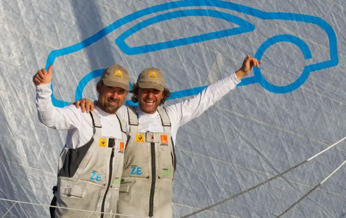 The Crew of Renault Celebrate Third Place